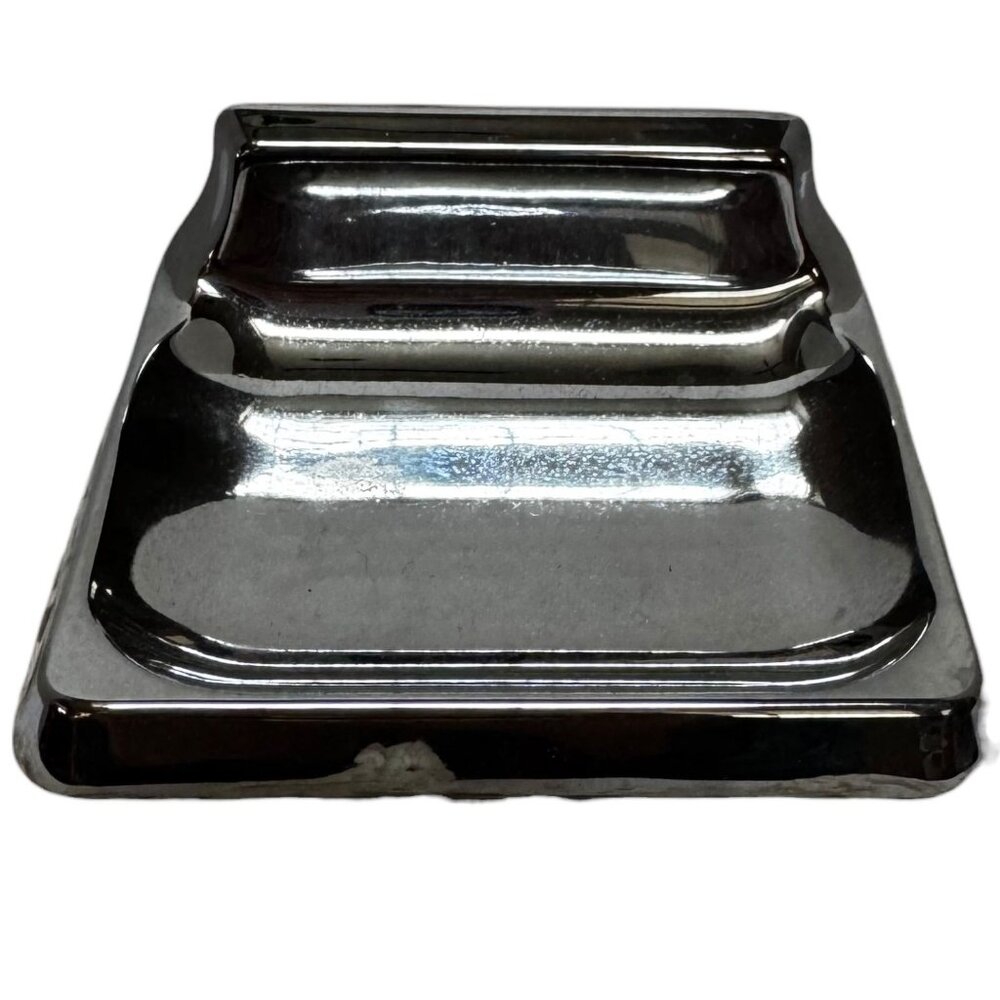 Vintage Lawson Pilgrim Brand Chrome Soap Dish Model 305 Type S Retro MCM NOS